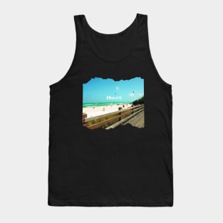 photo Miami Florida blue sky palmtree landscape USA nature lovers Tank Top